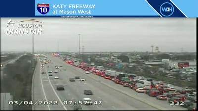 3.4.22_ACCIDENTNEWS_Motorcyclist Dead After Truck Accident in Katy_Photo