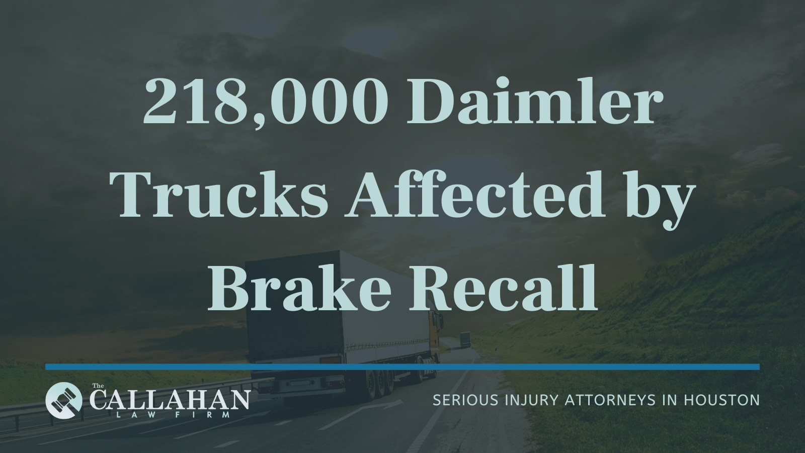 218,000 Daimler Trucks Affected by Brake Recall